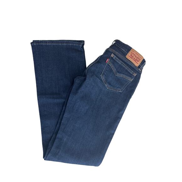 Levi’s 715 Bootcut Red Tag Dark Blue Wash Size 27 - Picture 4 of 12